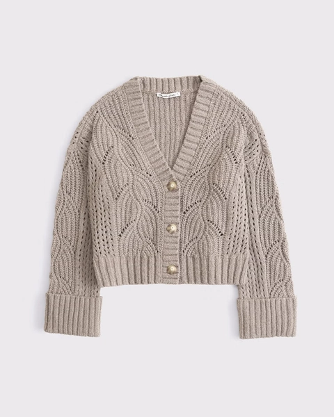 The A&F Cameron Textural Stitch Cardigan