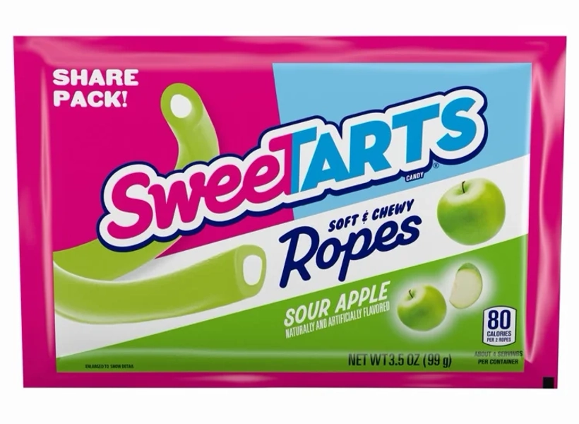 SweeTARTS Soft & Chewy Ropes Sour Apple Candy - Delivery in Under an Hour | Candy & Chocolate | Uber Eats