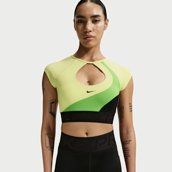 Nike Pro Sculpt Women's Medium-Support Padded Short-Sleeve Sports Bra