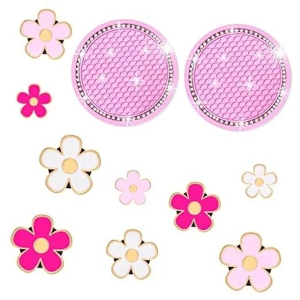 11 Pcs Daisy Car Decoration Flower