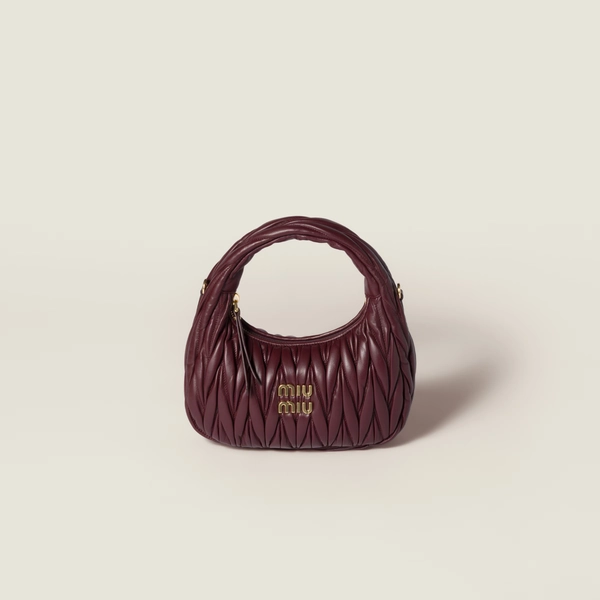 Borsa hobo Wander in nappa matelassé