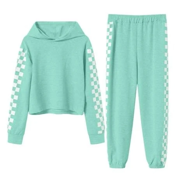 Tshxs Clothes Girls Clothes Kids 2 Piece Outfits Girls Crop Tops Hoodies Long Sleeve Fashion Sweatshirts And
