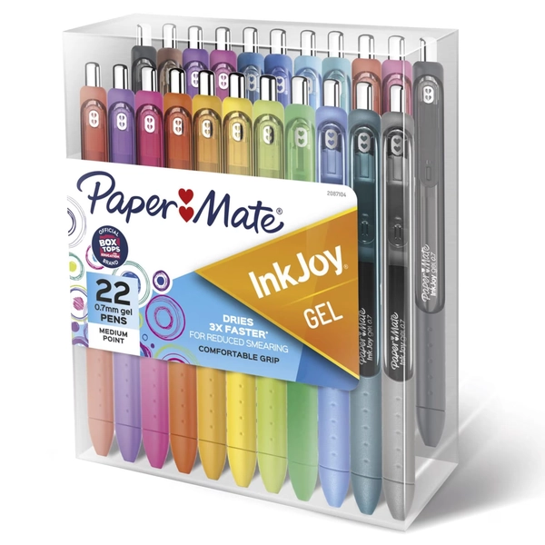 Paper Mate InkJoy Gel Pens, Medium Point, 0.7 mm, Assorted Colors, 22 Count - Walmart.com