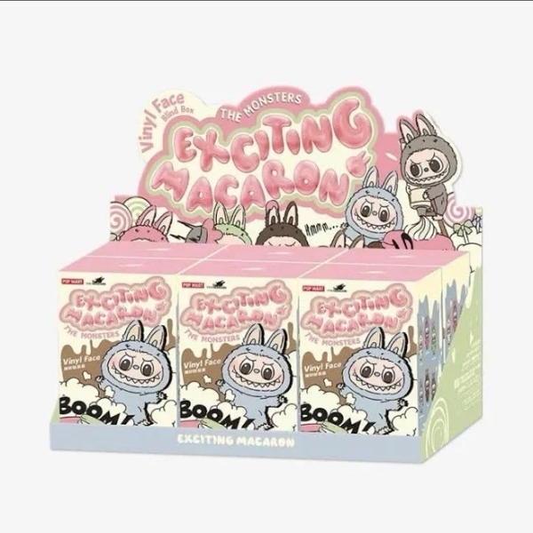 The Monsters Labubu Tasty Macarons Vinyl Face Blind Box