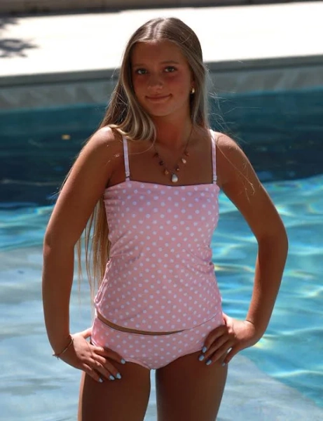 Tween Piper Reversible Tankini