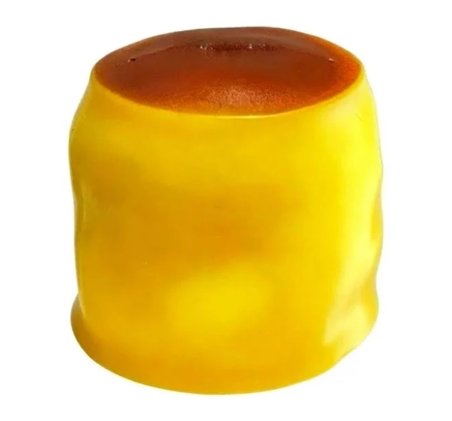 Handmade Crispy Pudding Shape Crackle Squeeze Toy Crunchy Filler Inside Squishy Ball Anti-anxiety
