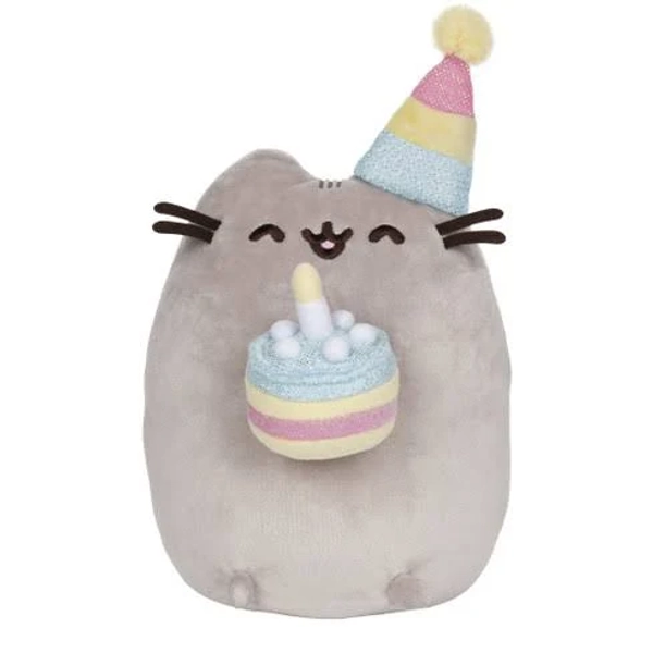 Pusheen Birthday Cake Plush Stuffed Animal Cat