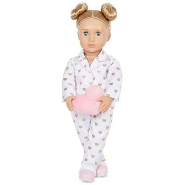 Our Generation Serenity with Heart Polka Dot Pajama Outfit Slumber Party Doll