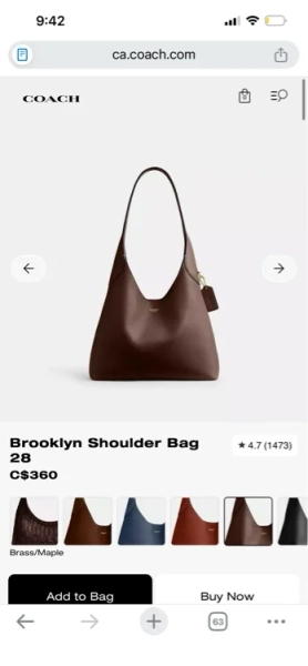 Coachtopia Alter/Ego Brooklyn Shoulder Bag 28