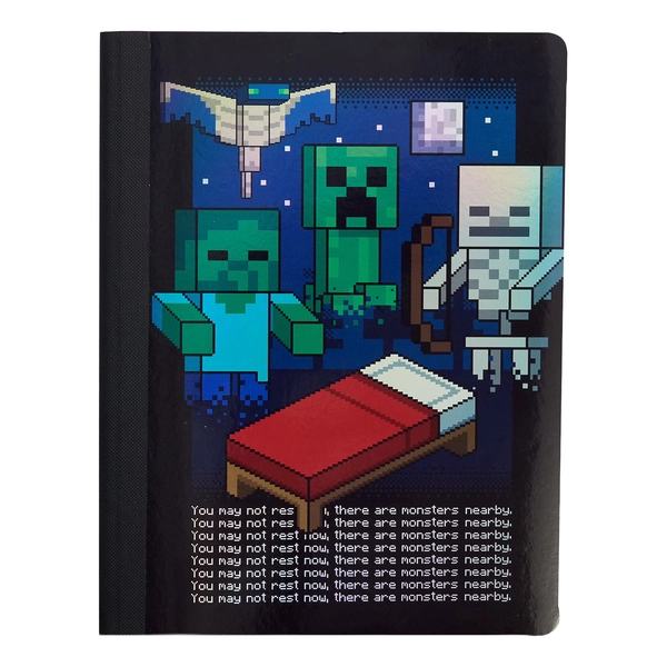 Minecraft Composition Writing Notebook, Wide Ruled, 7.5" x 9.75", 80 Sheets, for Students - Walmart.com