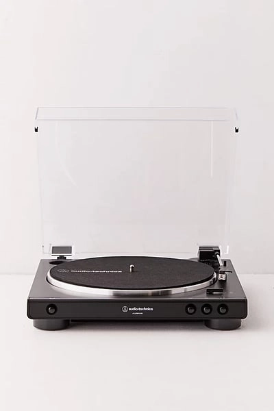 Audio-Technica AudioTechnica AT-LP60X Fully Automatic Belt-Drive Stereo Turntable in Black at Urban Outfitters