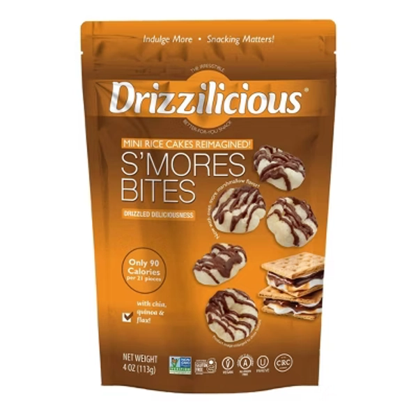 Drizzilicious S'mores Drizzled Mini Rice Cake - 4oz
