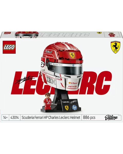 LEGO Editions Formula 1 Scuderia Ferrari HP Charles Leclerc Helmet 43014 - Assorted - One Size