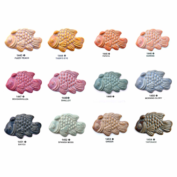 Spectrum Floating Sample Kit Set #2 of 12 4oz Glazes
