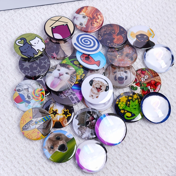 10/20/30pcs 44mm 1.7-inch Hot Selling Cute Various Badge Fashion Single Item DIY Button Decoration Craft Novelty Creative Badge Schoolbag Backpack Pendant Clothing Accessories Suitable for Gifting Friends and Partners-Gift Giving
