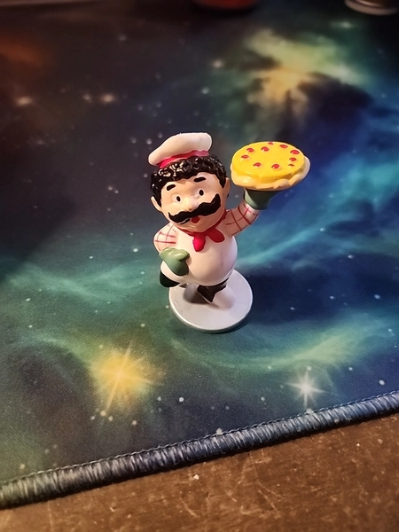 Showbiz Pizza Time Inc 1994 Pasqually P. Pieplate Chef Figure Chuck E Cheese Vtg