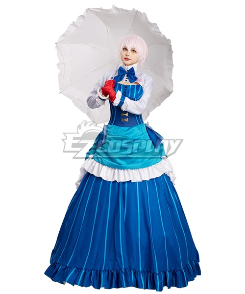 The Case Study of Vanitas Jeanne Jeanne the Hellfire Witch Blue Dress Cosplay Costume
