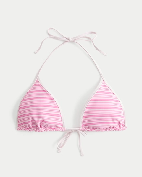 Reversible Pop Binding Triangle Bikini Top