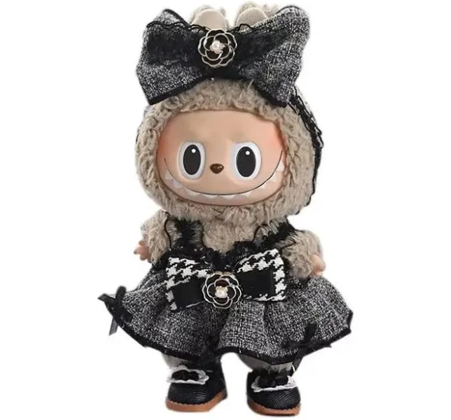 Labubu Clothes 17cm Labubu Baby Clothes Labubu Blind Box Pendant Plush High-Quality Toy Decoration