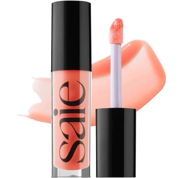 Saie Glossybounce High-shine Hydrating Lip Gloss Oil - Splash