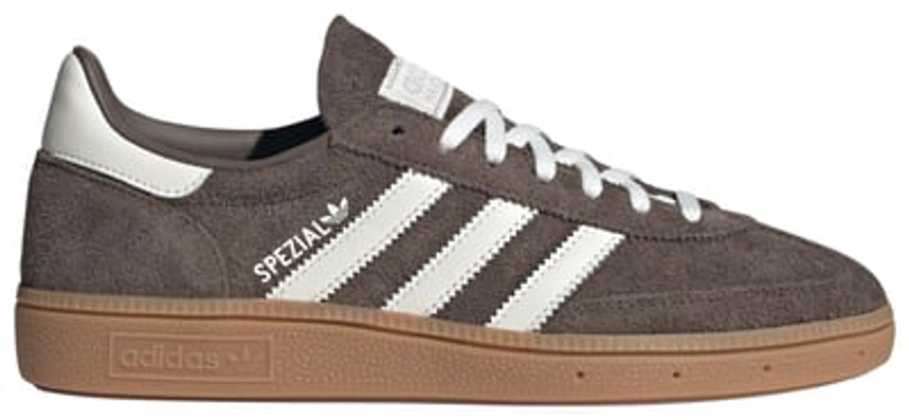 adidas Women's Handball Spezial Shoes, Size 7, Chocolate Brown/Off White