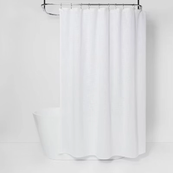 Woven Texture Shower Curtain White - Threshold™