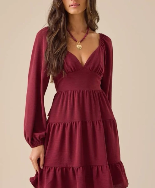 Altar'd State Jojo Tiered Mini Dress