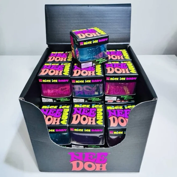 Mini Nee Doh Super Solid Squish Squeeze Ball Multicolor Stress