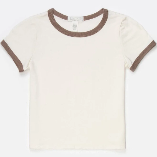 Full Tilt Essentials Girls Ringer Tee
