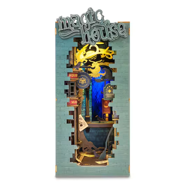 Rolife® Magic House DIY Book Nook Shelf Insert Kit