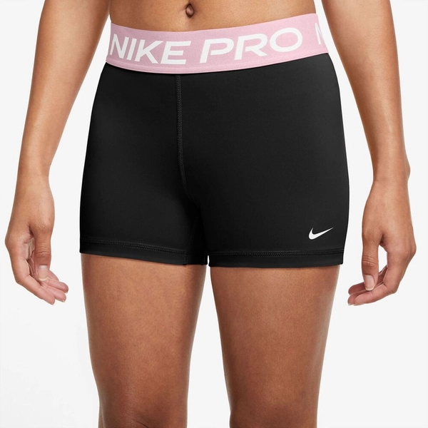 Nike Pro Womens 365 Dri-FIT 3 Inch Short Tights Black/Pink M