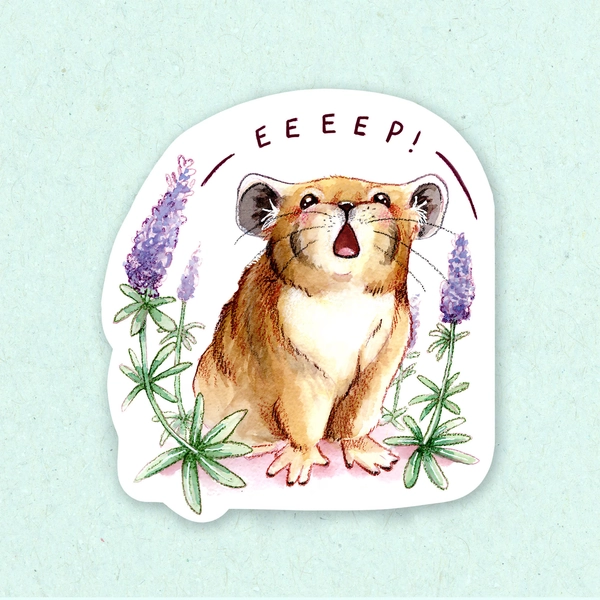 Pika Squeak Sticker