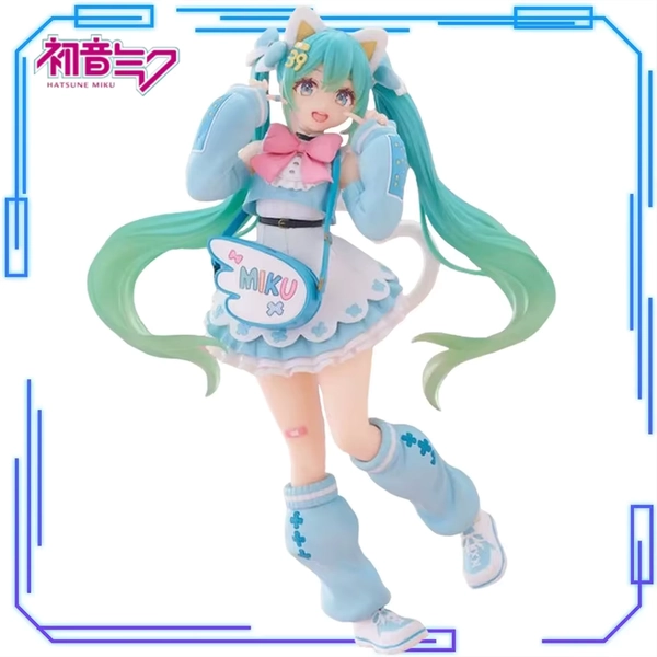 In Stock Hatsune Miku Cat Ear Figure Fancy Ver. 19cm PVC Anime Collectible Model Desktop Ornament Gift - AliExpress 