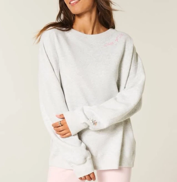 Hollister Women's Oversized Class of '26 Sweatshirt with Back Bow