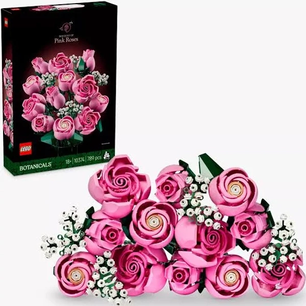 LEGO 10374 Botanicals Bouquet of Pink Roses