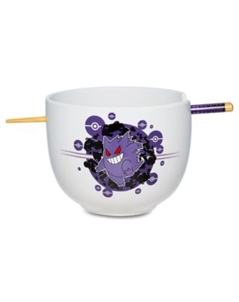 Pokémon Gengar Bowl with Chopsticks 