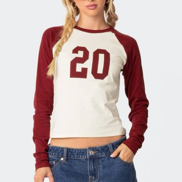 Edikted Women's Feeling 20 Long Sleeve Cotton T-Shirt