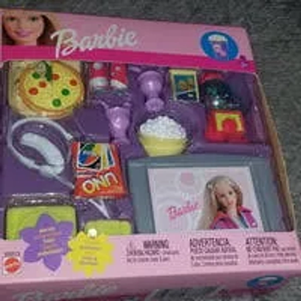 Mattel Barbie Game Room Accessory Set 88815 - New In Box