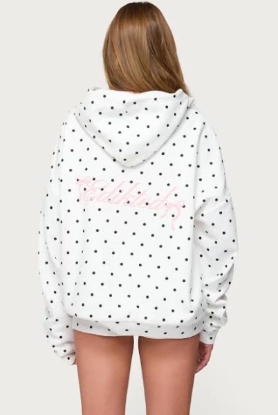 Edikted Women's Chelsie Polka Dot Hoodie