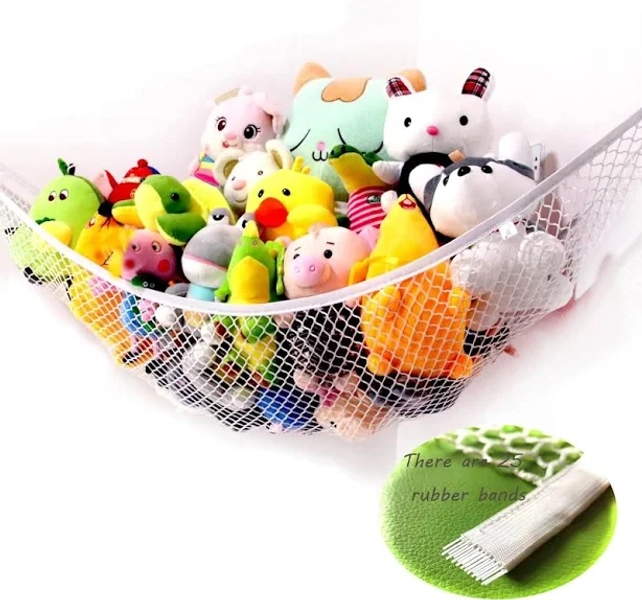 XWGJ Stuffed Animal Hammock Corner Storage Net