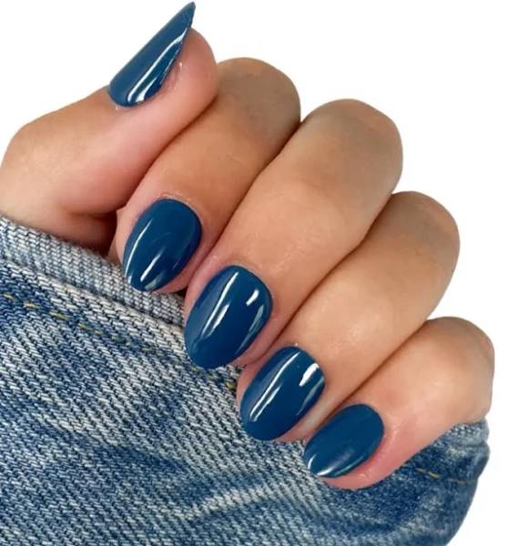 She Is So Blue Semi-Cured Gel Nail Strips