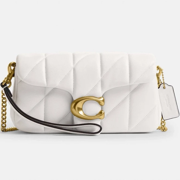 Coach Tabby Chain Crossbody Bag 19 With Quilting Women's