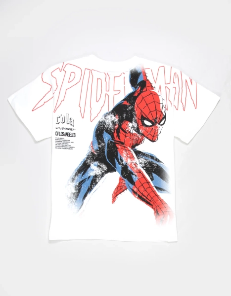 CVLA x Marvel Spider-Man Web Slinger Boys Tee - WHITE