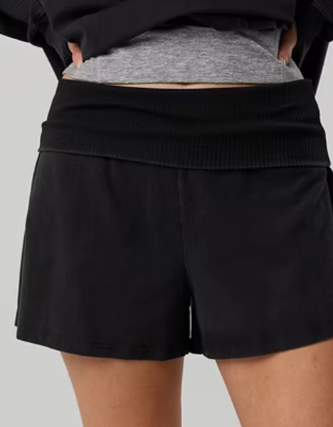 OFFLINE By Aerie OG Cotton Foldover Short