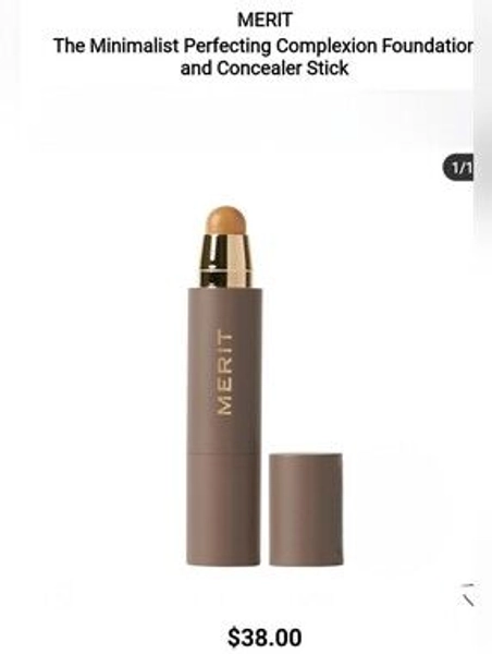 Merit | Makeup | Nib The Minimalist Perfecting Complexion Foundation And Concealer Stick Suede | Poshmark