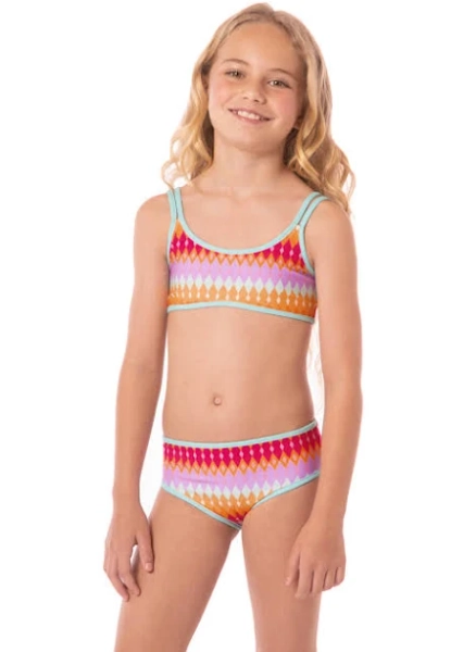 maaji Lirim Girls Pink Two-Piece Swim