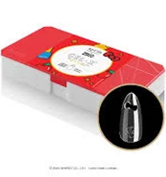 Hello Kitty x Aprés Gel-X Natural Almond Medium Bow Cut Out Box of Tips