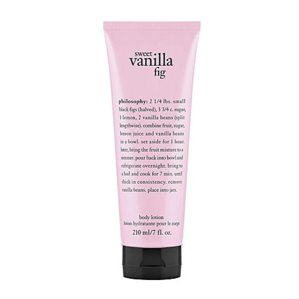 philosophy sweet vanila fig lotion (found at marshalls/tj maxx)