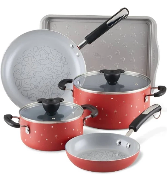Farberware Bon Voyage 7-Piece Ceramic Nonstick Cookware Set