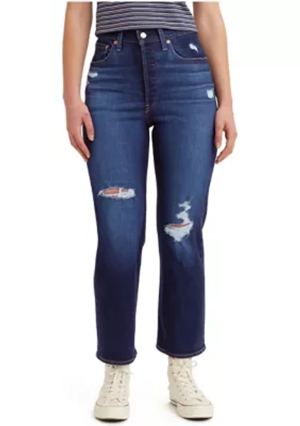Rib Cage Straight Ankle Jeans
